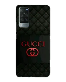 Чехол для Vivo X60 с картинкой «Gucci — стеганый черный»