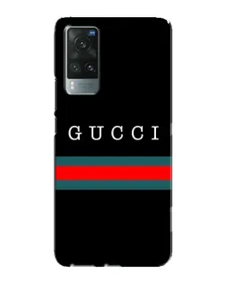 Чехол для Vivo X60 с картинкой «Gucci — красный пояс»