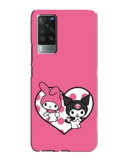 Чехол для Vivo X60 с картинкой «Kuromi и My Melody» Чехол для Vivo X60 с картинкой «Kuromi и My Melody»