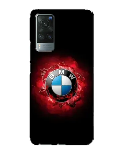 Чехол для Vivo X60 с картинкой «Логотип BMW — вспышка»