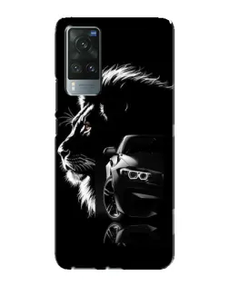 Чехол для Vivo X60 с картинкой «BMW и лев» Чехол для Vivo X60 с картинкой «BMW и лев»