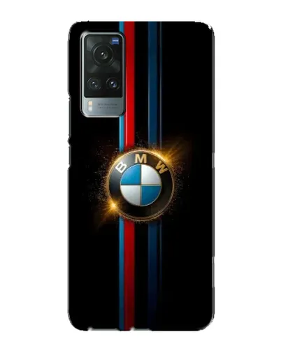 Чехол для Vivo X60 с картинкой «BMW M-Power неон»