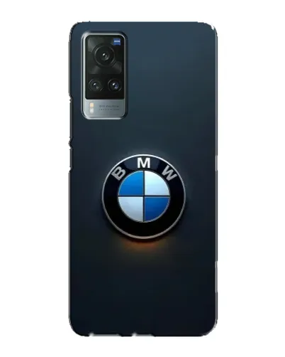 Чехол для Vivo X60 с картинкой «Логотип BMW — минимализм»
