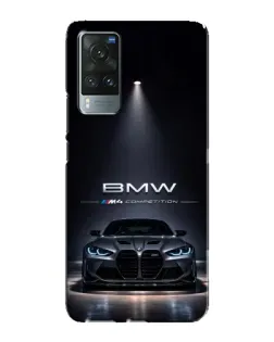 Чехол для Vivo X60 с картинкой «BMW сквозь ночной город» Чехол для Vivo X60 с картинкой «BMW сквозь ночной город»
