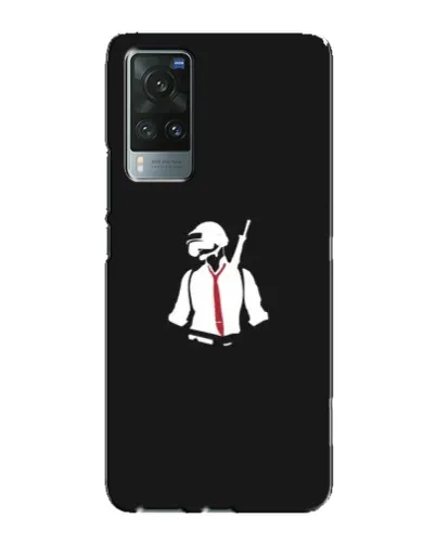 Чехол для Vivo X60 с картинкой «PUBG — силуэт воина» Чехол для Vivo X60 с картинкой «PUBG — силуэт воина»