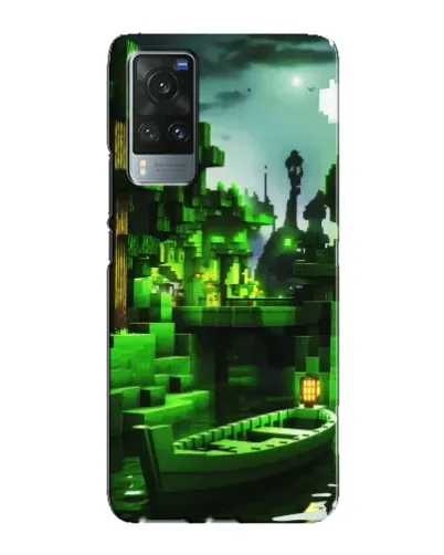 Чехол для Vivo X60 с картинкой «Minecraft лесной пейзаж» Чехол для Vivo X60 с картинкой «Minecraft лесной пейзаж»