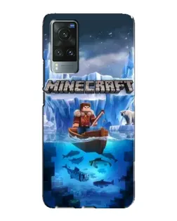 Чехол для Vivo X60 с картинкой «Minecraft ледяной мир» Чехол для Vivo X60 с картинкой «Minecraft ледяной мир»