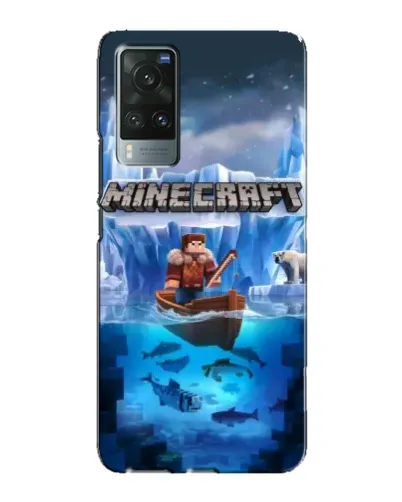 Чехол для Vivo X60 с картинкой «Minecraft ледяной мир» Чехол для Vivo X60 с картинкой «Minecraft ледяной мир»