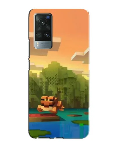 Чехол для Vivo X60 с картинкой «Майнкрафт закат солнца» Чехол для Vivo X60 с картинкой «Майнкрафт закат солнца»