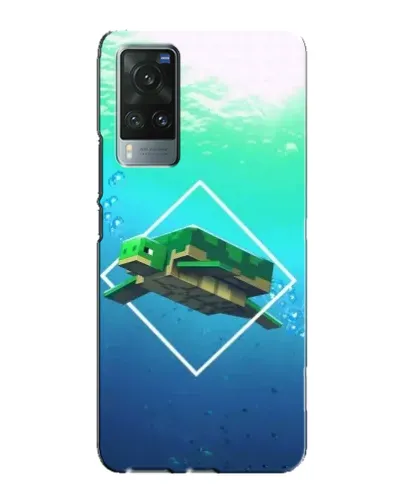 Чехол для Vivo X60 с картинкой «Черепаха Minecraft» Чехол для Vivo X60 с картинкой «Черепаха Minecraft»
