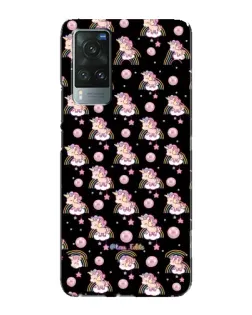 Чехол для Vivo X60 с картинкой «Magic Unicorn паттерн»
