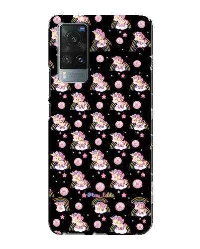 Чехол для Vivo X60 с картинкой «Magic Unicorn паттерн»