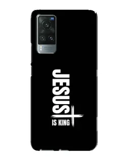 Чехол для Vivo X60 с картинкой «Вертикаль веры Jesus»