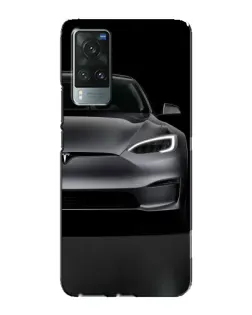 Чехол для Vivo X60 с картинкой «Tesla Model S Look»