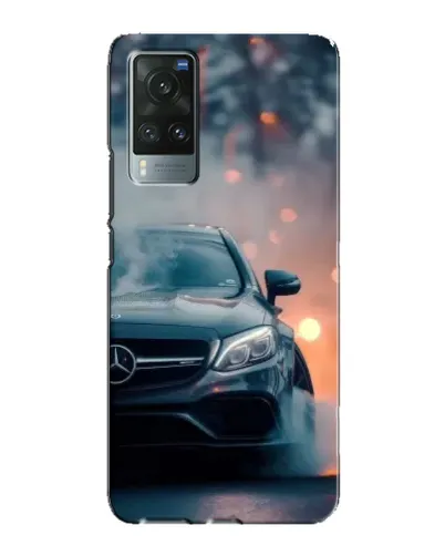 Чехол для Vivo X60 с картинкой «Mercedes — ночной город» Чехол для Vivo X60 с картинкой «Mercedes — ночной город»