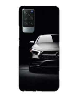 Чехол для Vivo X60 с картинкой «Свет фар Mercedes»