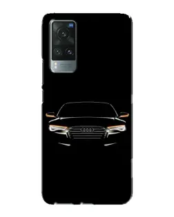 Чехол для Vivo X60 с картинкой «Audi — ночной контур»