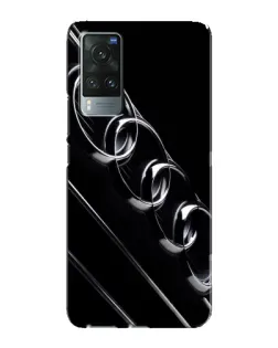 Чехол для Vivo X60 с картинкой «Audi — абстрактные кольца»