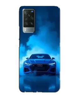 Чехол для Vivo X60 с картинкой «Audi — голубая энергия»