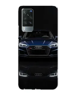 Чехол для Vivo X60 с картинкой «Audi — ночное отражение»