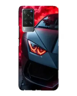 Чехол для Vivo X60 с картинкой «Lamborghini красное сияние» Чехол для Vivo X60 с картинкой «Lamborghini красное сияние»