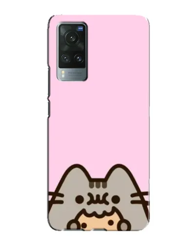 Чехол для Vivo X60 с картинкой «Pusheen и печенье» Чехол для Vivo X60 с картинкой «Pusheen и печенье»