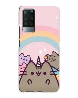 Чехол для Vivo X60 с картинкой «Единорог Pusheen»