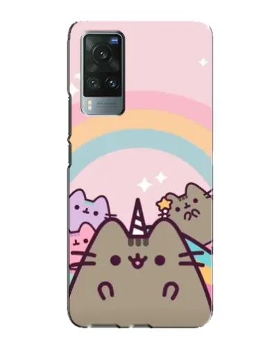 Чехол для Vivo X60 с картинкой «Единорог Pusheen» Чехол для Vivo X60 с картинкой «Единорог Pusheen»