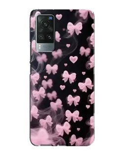 Чехол для Vivo X60 с картинкой «Неоновое кружево»