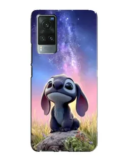 Чехол для Vivo X60 с картинкой «Стич на рассвете»