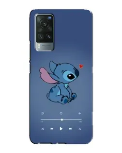Чехол для Vivo X60 с картинкой «Музыкальный Stitch»