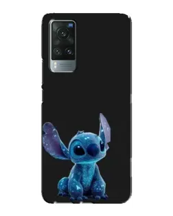 Чехол для Vivo X60 с картинкой «Стич на черном»