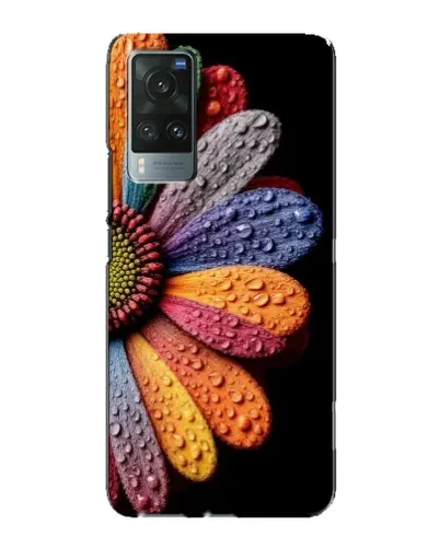 Чехол для Vivo X60 с картинкой «Радужный цветок» Чехол для Vivo X60 с картинкой «Радужный цветок»