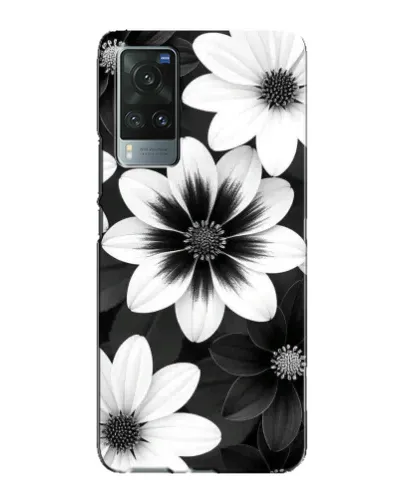 Чехол для Vivo X60 с картинкой «Монохромные астры» Чехол для Vivo X60 с картинкой «Монохромные астры»