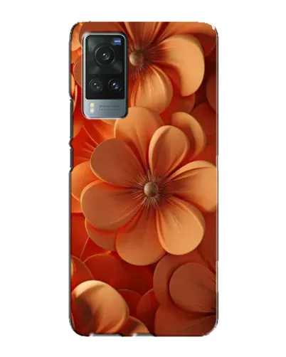 Чехол для Vivo X60 с картинкой «Оранжевый макро цветок» Чехол для Vivo X60 с картинкой «Оранжевый макро цветок»