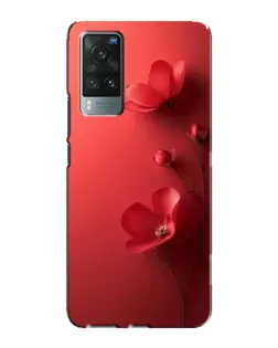 Чехол для Vivo X60 с картинкой «Маковые соцветия»