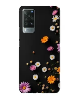 Чехол для Vivo X60 с картинкой «Цветочная композиция»