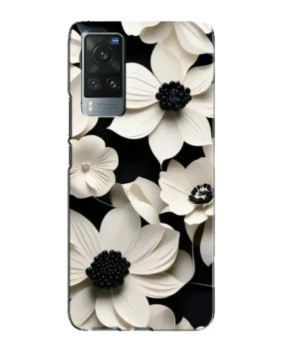 Чехол для Vivo X60 с картинкой «Объемные белые цветы» Чехол для Vivo X60 с картинкой «Объемные белые цветы»