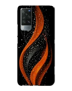 Чехол для Vivo X60 с картинкой «Огненная звездная волна»