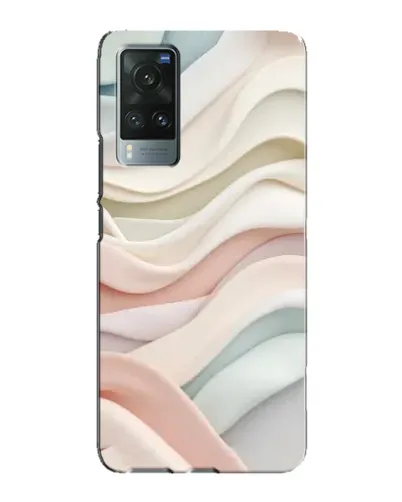 Чехол для Vivo X60 с картинкой «Пастельные нежные волны» Чехол для Vivo X60 с картинкой «Пастельные нежные волны»