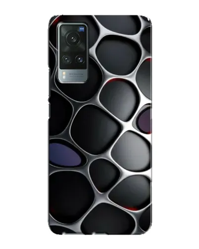 Чехол для Vivo X60 с картинкой «Объемная темная решетка» Чехол для Vivo X60 с картинкой «Объемная темная решетка»