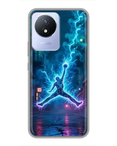 Чехол для Vivo Y02 с картинкой «Jordan Gold Jumpman» Чехол для Vivo Y02 с картинкой «Jordan Gold Jumpman»