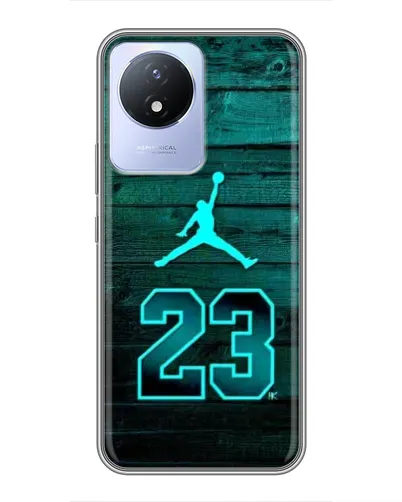 Чехол для Vivo Y02 с картинкой «Jordan Cyan 23» Чехол для Vivo Y02 с картинкой «Jordan Cyan 23»