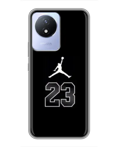 Чехол для Vivo Y02 с картинкой «Jordan Flight 23» Чехол для Vivo Y02 с картинкой «Jordan Flight 23»