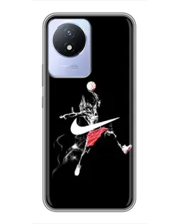 Чехол для Vivo Y02 с картинкой «Jordan Jumpman» Чехол для Vivo Y02 с картинкой «Jordan Jumpman»