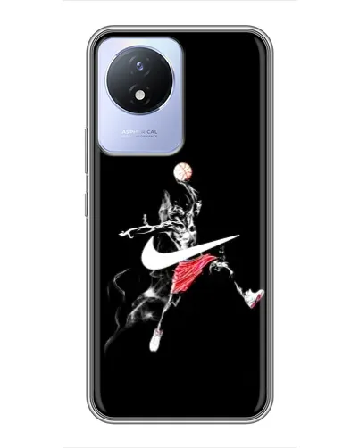 Чехол для Vivo Y02 с картинкой «Jordan Jumpman» Чехол для Vivo Y02 с картинкой «Jordan Jumpman»