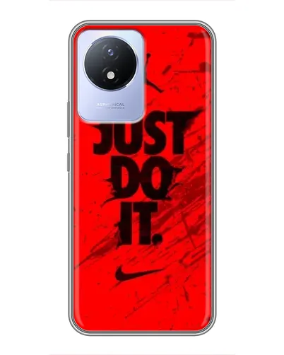 Чехол для Vivo Y02 с картинкой «Nike Just Do It» Чехол для Vivo Y02 с картинкой «Nike Just Do It»