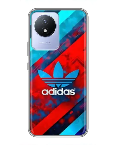 Чехол для Vivo Y02 с картинкой «Абстракция Adidas»