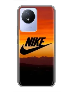 Чехол для Vivo Y02 с картинкой «Nike — вечерний горизонт» Чехол для Vivo Y02 с картинкой «Nike — вечерний горизонт»