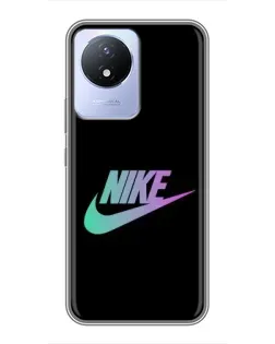 Чехол для Vivo Y02 с картинкой «Nike — городская ночь» Чехол для Vivo Y02 с картинкой «Nike — городская ночь»